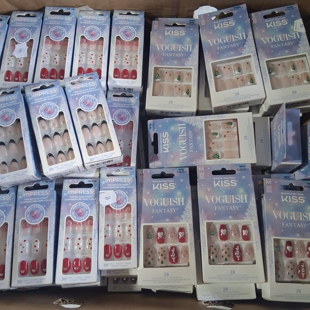 KISS Voguish Fantasy & imPRESS Press-On Nails Mix Lot Special Edition 132 Pcs